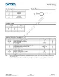 74LVC1G08QSE-7 Datasheet Page 2