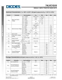 74LVC1G10FZ4-7 Datasheet Page 5