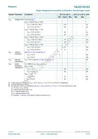 74LVC1G123GM Datasheet Page 10