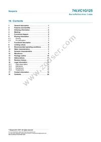 74LVC1G125GW Datasheet Page 20