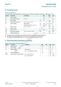 74LVC1G126GN Datasheet Page 4