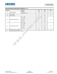 74LVC1G14QSE-7 Datasheet Page 3