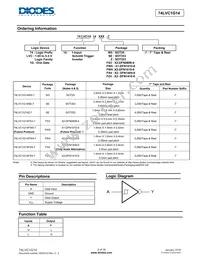 74LVC1G14Z-7 Datasheet Page 2