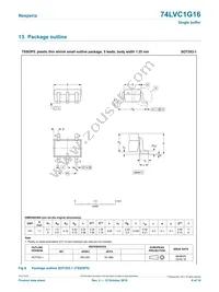 74LVC1G16GFH Datasheet Page 8