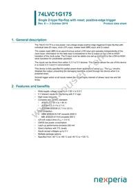 74LVC1G175GN Datasheet Cover