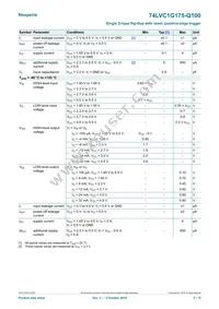 74LVC1G175GW-Q100H Datasheet Page 5