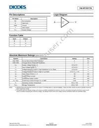 74LVC1G17QSE-7 Datasheet Page 2