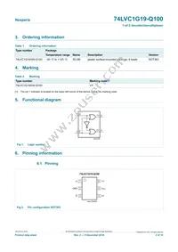 74LVC1G19GW-Q100H Datasheet Page 2