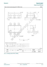 74LVC1G27GF Datasheet Page 9