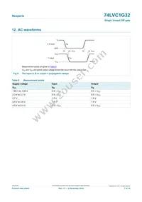 74LVC1G32GW Datasheet Page 7