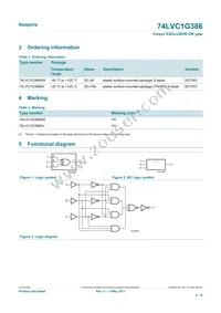 74LVC1G386GV Datasheet Page 2