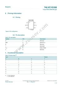 74LVC1G386GV Datasheet Page 3