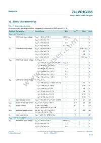 74LVC1G386GV Datasheet Page 5