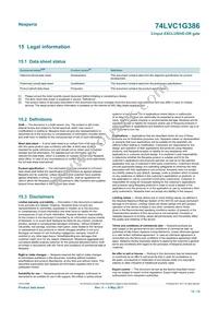 74LVC1G386GV Datasheet Page 12