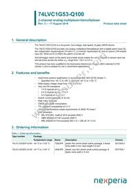 74LVC1G53DC-Q100H Datasheet Cover