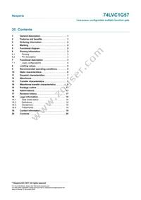 74LVC1G57GN Datasheet Page 20