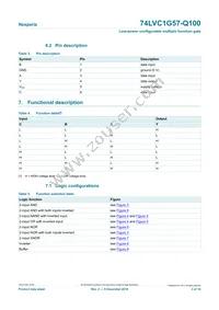 74LVC1G57GV-Q100H Datasheet Page 3