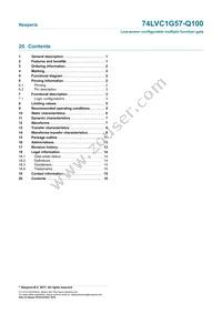 74LVC1G57GV-Q100H Datasheet Page 16