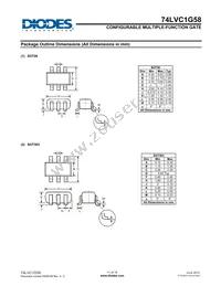 74LVC1G58FZ4-7 Datasheet Page 11