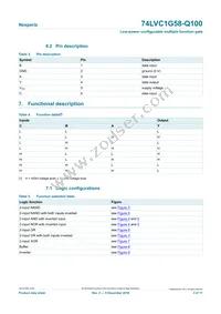 74LVC1G58GW-Q100H Datasheet Page 3