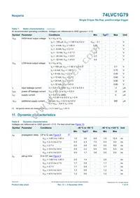 74LVC1G79GF Datasheet Page 7
