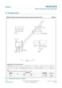 74LVC1G79GF Datasheet Page 11
