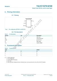 74LVC1G79GW-Q100H Datasheet Page 3