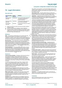 74LVC1G97GN Datasheet Page 19