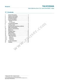 74LVC2244APW/AUJ Datasheet Page 17