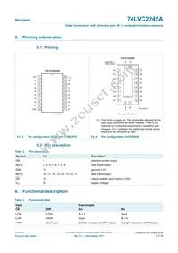 74LVC2245ADB Datasheet Page 3