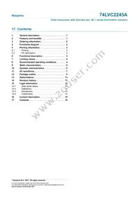 74LVC2245ADB Datasheet Page 16