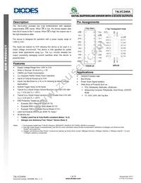 74LVC240AQ20-13 Datasheet Cover