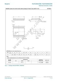 74LVC245ABX-Q100X Datasheet Page 11