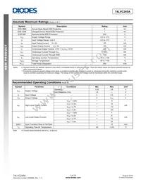 74LVC245AQ20-13 Datasheet Page 3