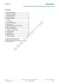 74LVC257APW/AUJ Datasheet Page 15