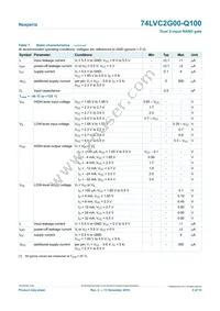 74LVC2G00DC-Q100H Datasheet Page 5