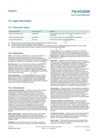 74LVC2G00GD Datasheet Page 19