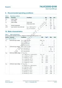 74LVC2G02DC-Q100H Datasheet Page 4