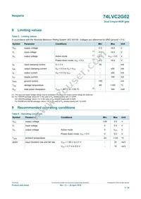 74LVC2G02GD Datasheet Page 5