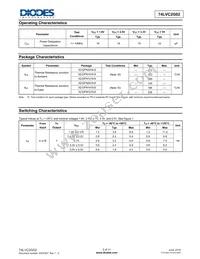 74LVC2G02HK3-7 Datasheet Page 5
