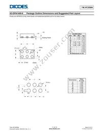 74LVC2G04FW4-7 Datasheet Page 11