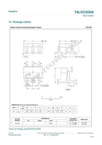 74LVC2G04GN Datasheet Page 9