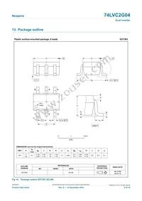 74LVC2G04GV Datasheet Page 8