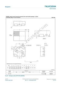 74LVC2G04GV Datasheet Page 14