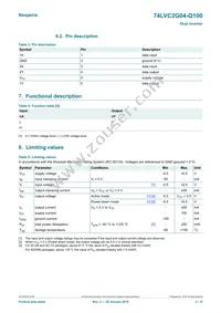 74LVC2G04GV-Q100H Datasheet Page 3