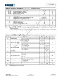74LVC2G07FW4-7 Datasheet Page 3