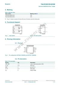 74LVC2G125DP-Q100H Datasheet Page 2