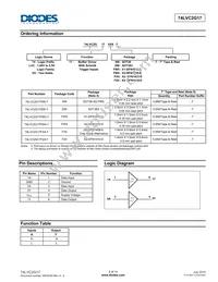 74LVC2G17FZ4-7 Datasheet Page 2