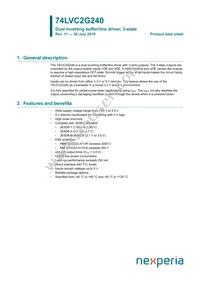 74LVC2G240GD Datasheet Cover