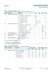74LVC2G32DP-Q100H Datasheet Page 6